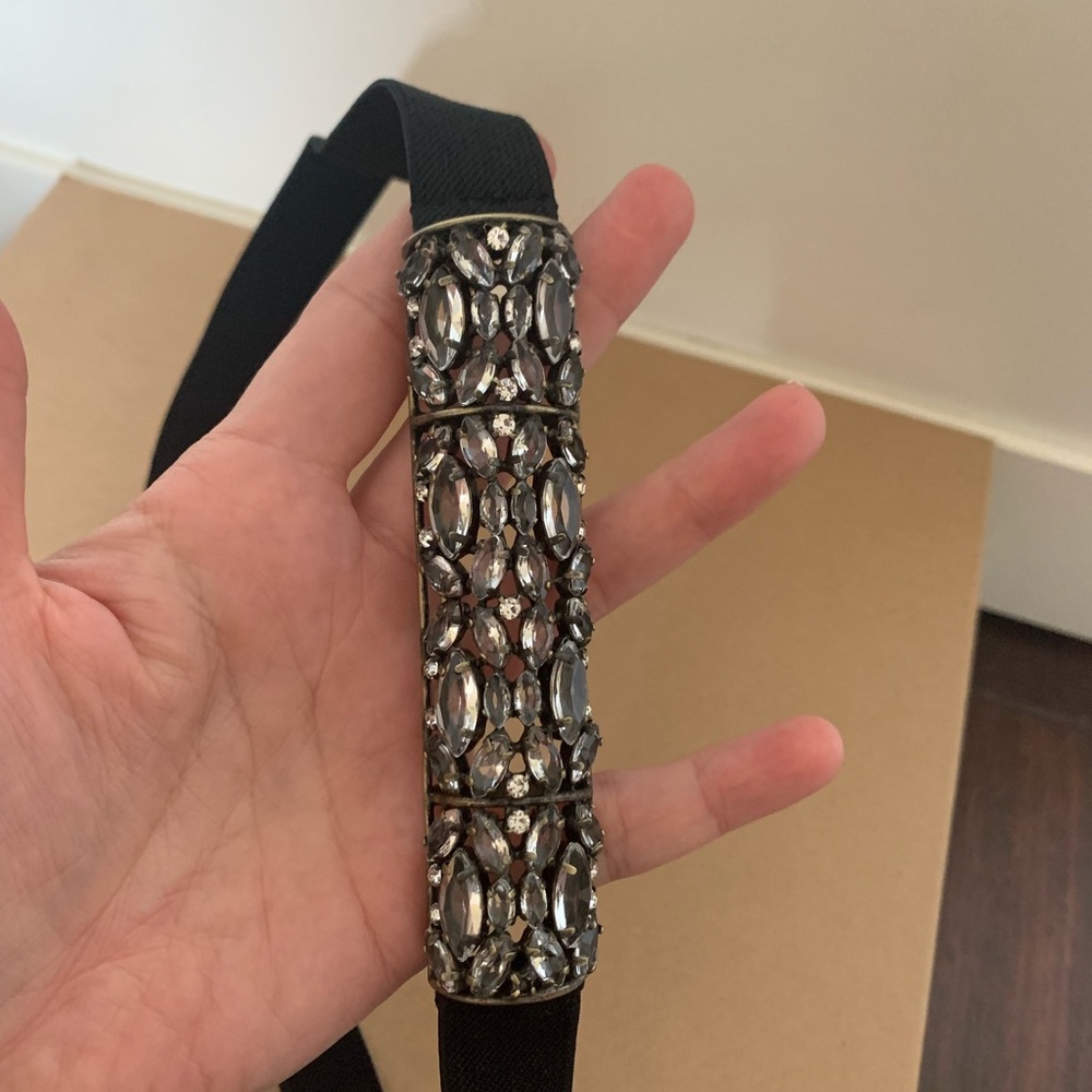 BCBG jeweled adjustable belt
